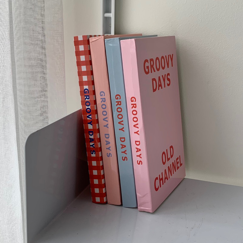 [พร้อมส่ง] Jnihouse : สมุด GROOVY DAYS สมุดพร็อพ สมุดตั้งโชว์
