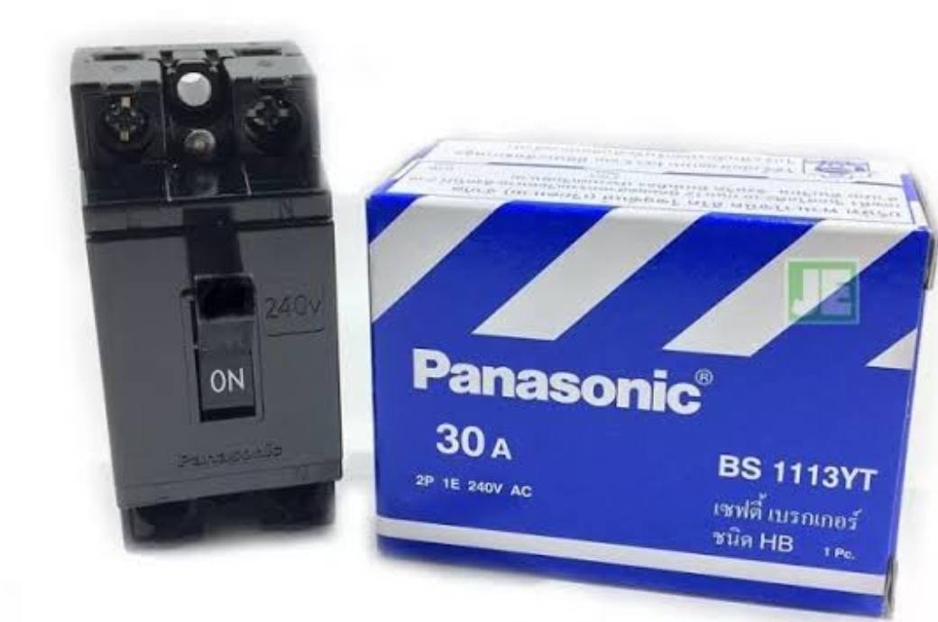 เบรกเกอร์ 2 สาย 10A 15A 20A 30A 40A PANASONIC (1 ตัว)
