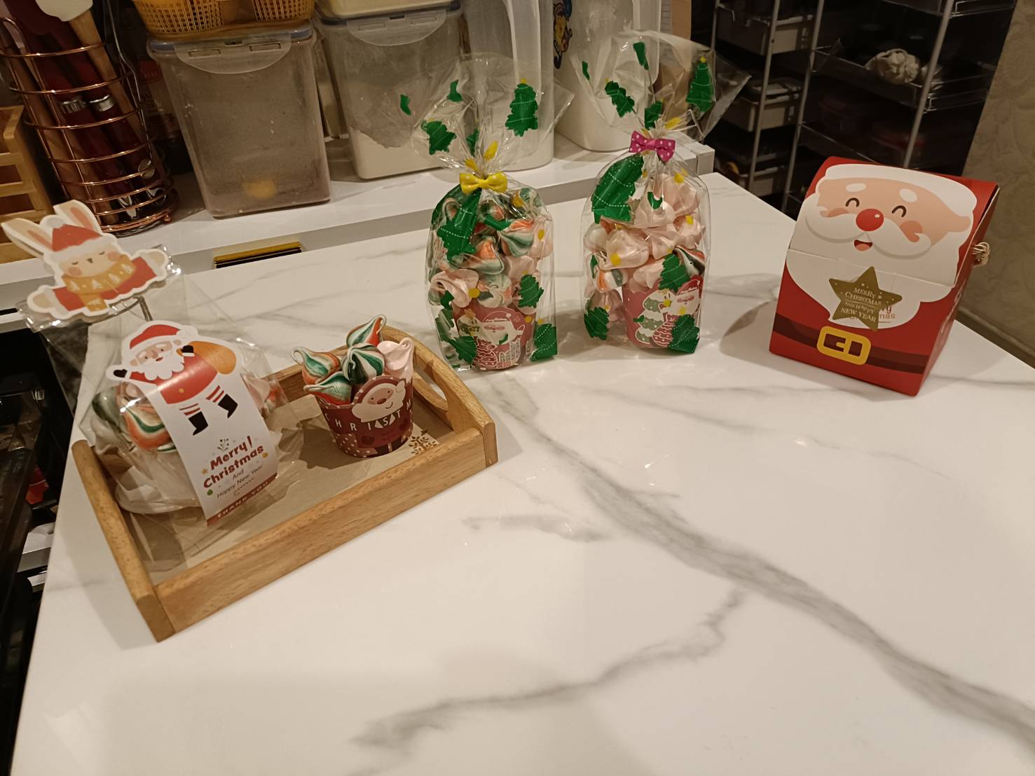 เมอแรงก์คีสหลากสี รสชาติหวานกรอบอร่อย ขนาด40g