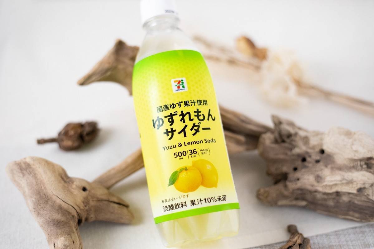 เครื่องดื่ม Seven Premium Yuzu lemon Cider 500 ml