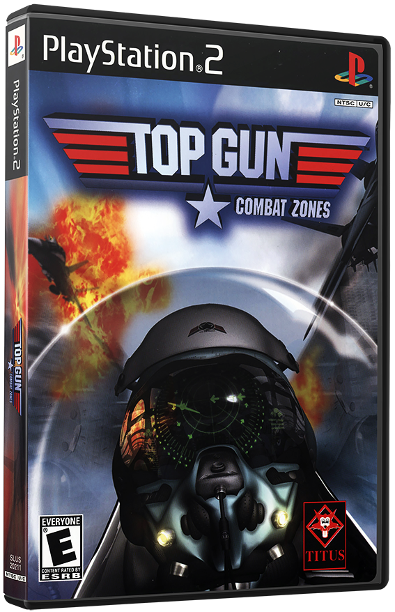 แผ่นเกมส์ PS2 : Top Gun - Combat Zones