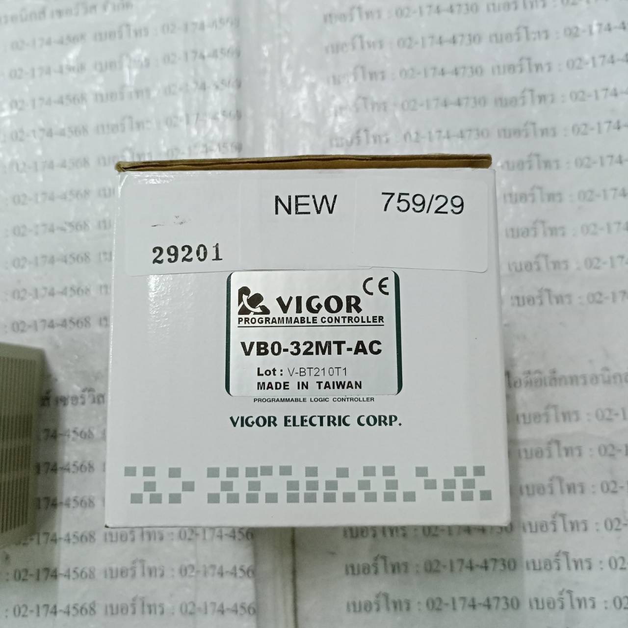 PLC " VIGOR " MODEL : VB0-32MT-AC