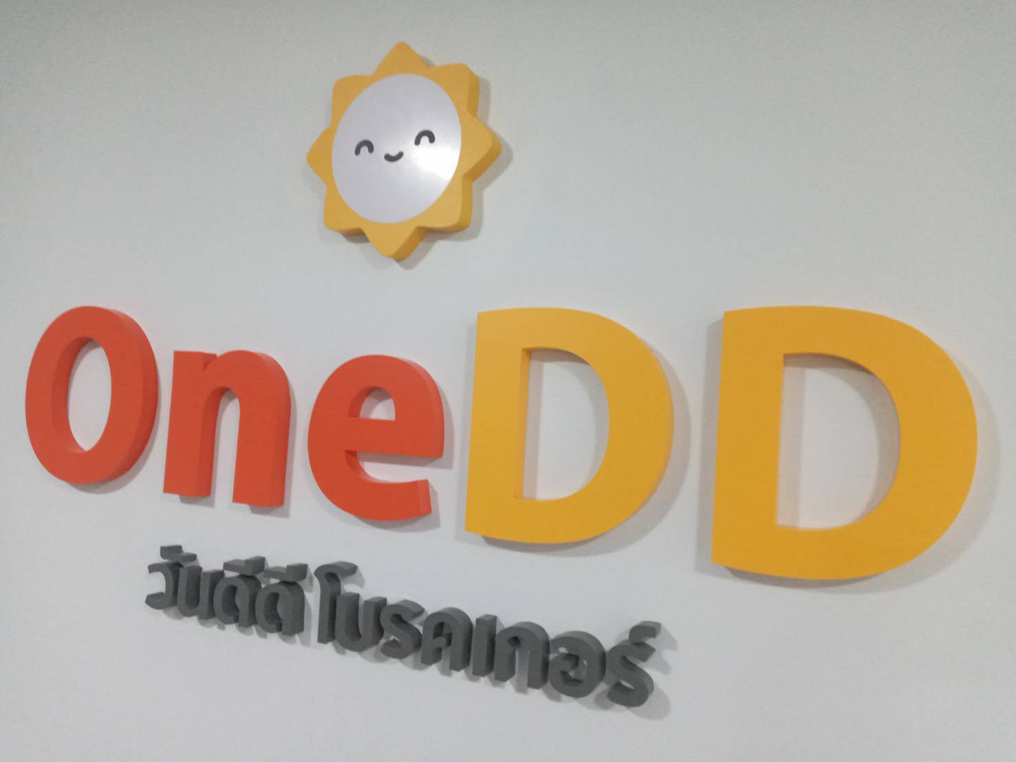 #ป้ายอักษรซิงค์ทำสี