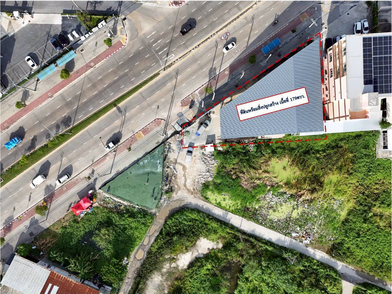 ให้เช่าพื้นที่สวย 2 ชั้น ติดถนนพัฒนาการตัดใหม่ เหมาะทำธุรกิจ (N.1868)