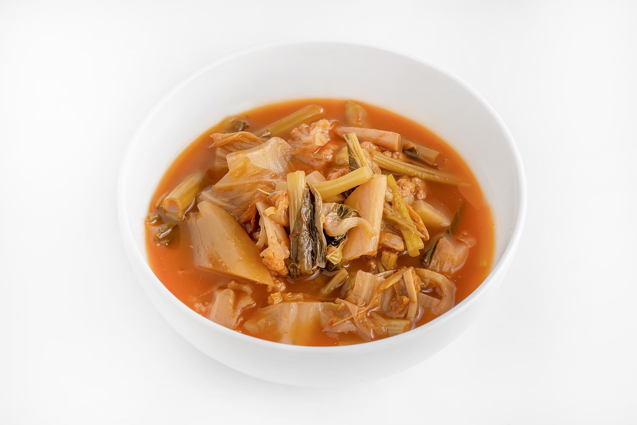 แกงส้มผักรวมเเละเห็ด (Sour soup with mixed Mushrooms and Veggies)