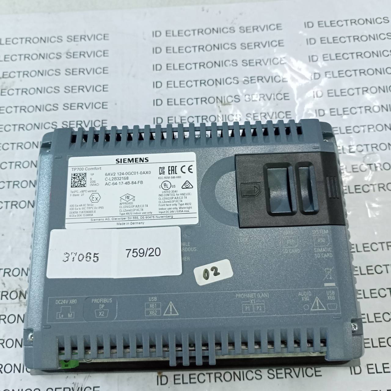 จำหน่าย 6AV2 124-0GC01-0AX0 (TP700 COMFORT)