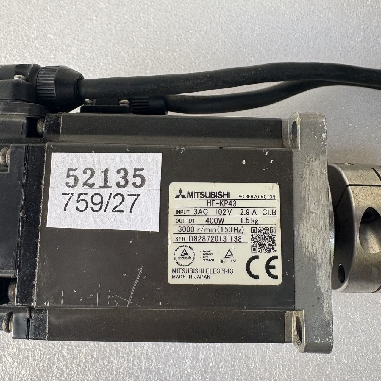HF-KP43 SERVO MOTOR "MITSUBISHI"