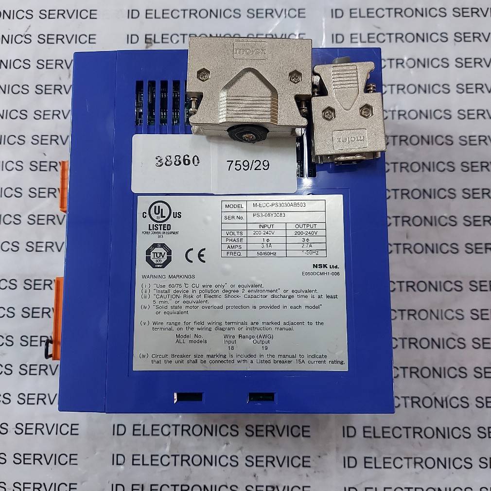 SERVO DRIVE " NSK " MODEL : M-EDC-PS3030AB503