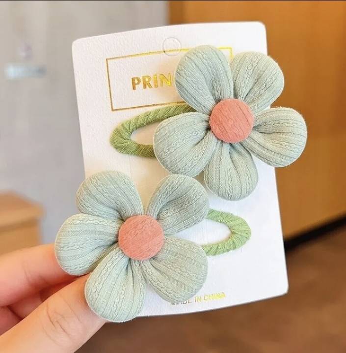 💗มาหยา กิ๊ฟช้อป💗 กิ๊บติดผม ดอกไม้ สีพาสเทล น่ารักดูดี แฟชั่นประดับผมสำหรับผู้หญิง แพ๊ค 2 ชิ้น