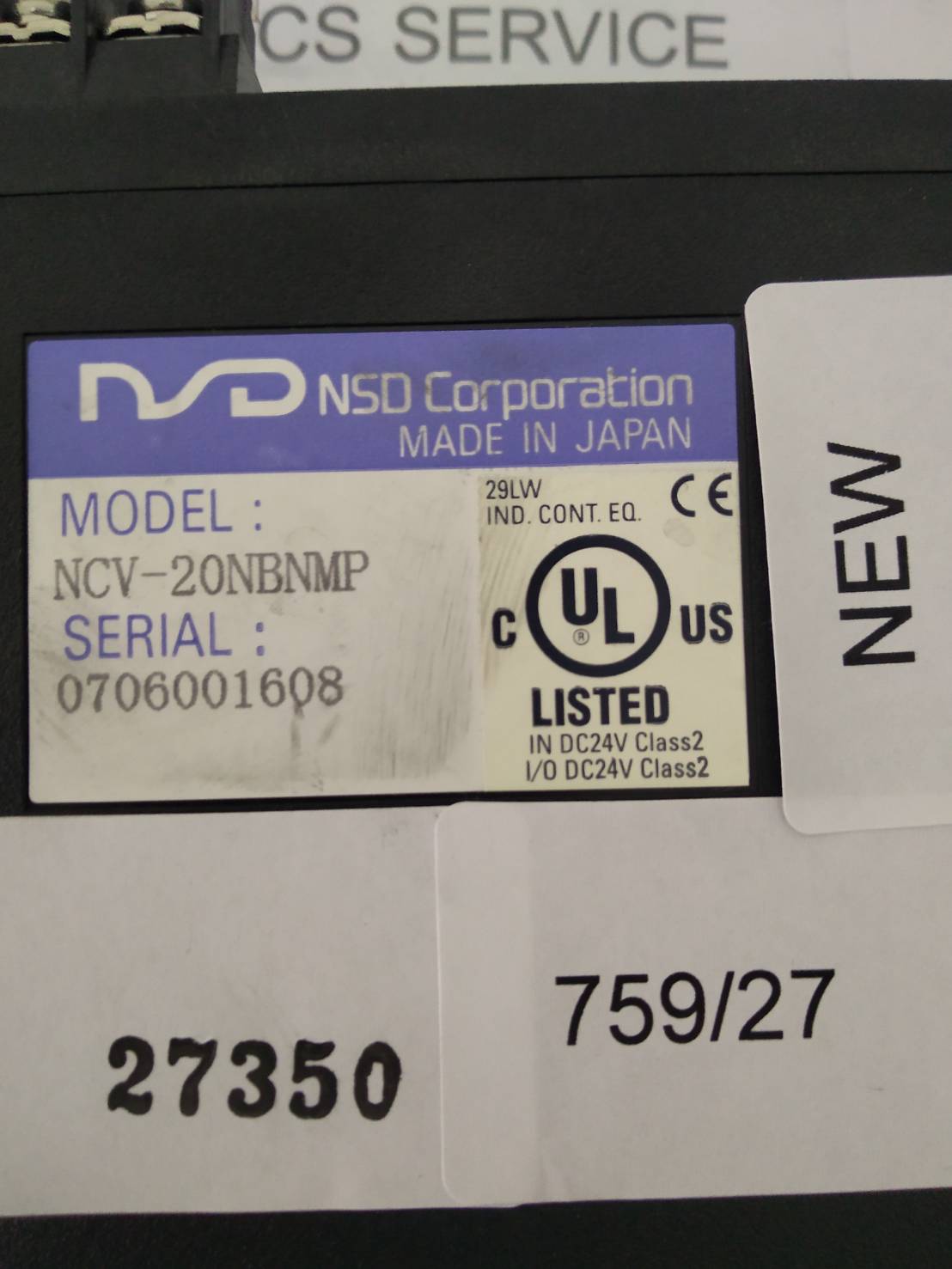 VARICAM " NSD " MODEL : NCV-20NBNMP