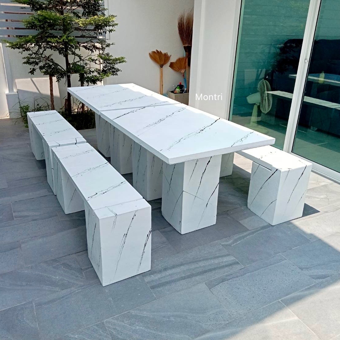 โต๊ะสนาม ชุดโต๊ะสนาม โต๊ะสนามกลางแจ้ง ชุดโต๊ะสนามกลางแจ้ง โต๊ะสนามใกล้ฉัน ขนาดโต๊ะ 2.4 เมตร