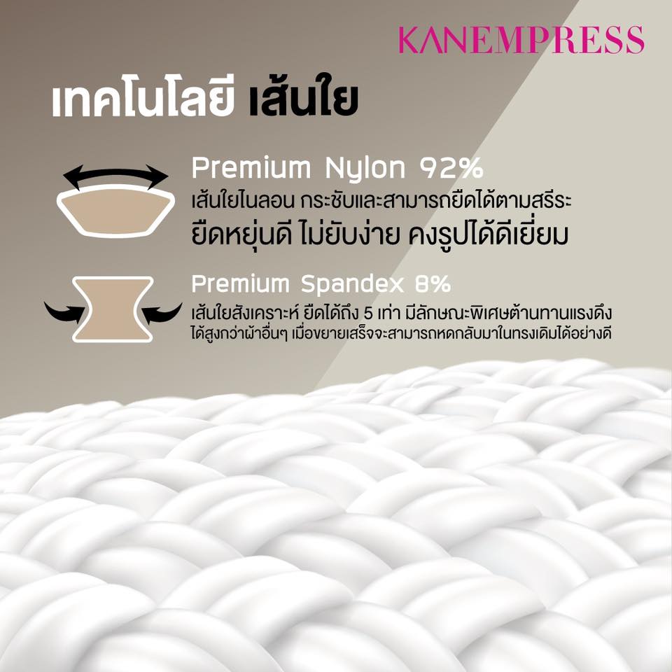 [3แถม3] ชุดชั้นในสปอร์ตบรา KANEMPRESS ลดล้างสต๊อกจากในห้างฯ ตัวละ800บ. ฟรีไซส์ ( ชมพู2, ดำ2, เนื้อ2)