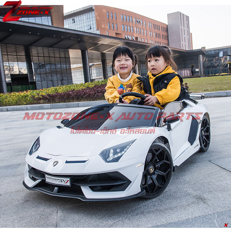 รถยนตร์ไฟฟ้าสำหรับเด้ก มินิ แลมโบกินี่ Lamborghini Mini SVJ Lamborghini SVJ 12V 8km/h
