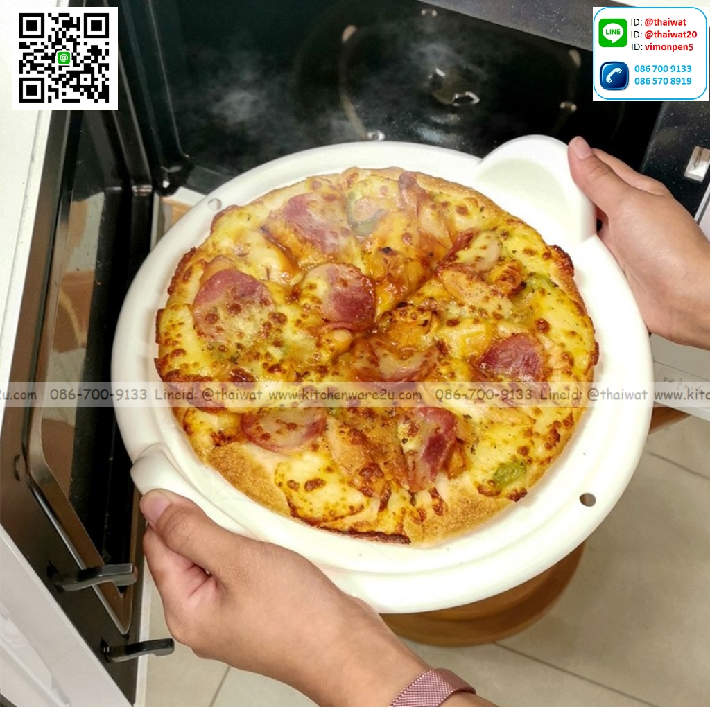 P09878 ถาดรองไมโครเวฟ (27.5 x 39 x 4.5 cm) อย่างดี No.4645 (ราคาส่งต่อ 1 โหล :12 ใบ:เฉลี่ย 50 บ/ใบ)