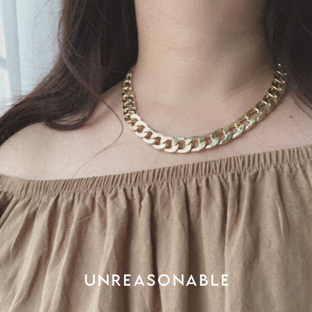 สร้อยคอ สีทอง UA0655-01 Unreasonable Accessories
