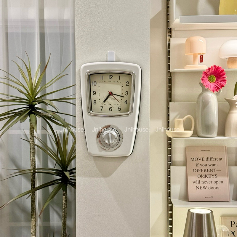 [พร้อมส่ง] Jnihouse : Vintage Wall clock นาฬิกาวินเทจติดผนัง