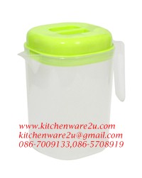 P02548 เหยือกน้ำเหลี่ยม 12 x 17.5 x 17.7 cm. / 1.4 ลิตร No.183 เกรดเอ ราคาต่อโหล