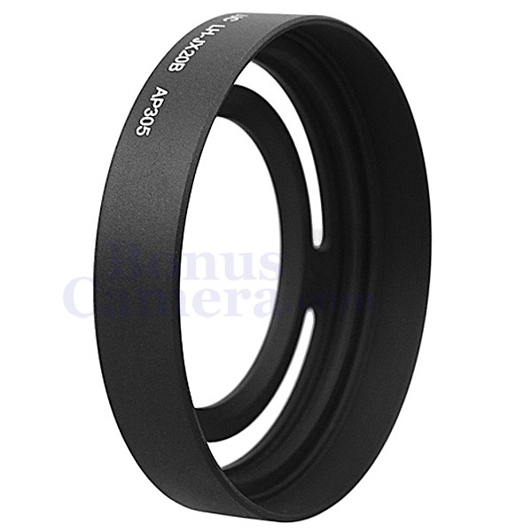 LH-JX20B ฮู้ดกล้องฟูจิ X10,X20,X30 สีดำ พร้อมอะแดปเตอร์ ใช้แทน FUFJIFILM LH-X10 Lens Hood