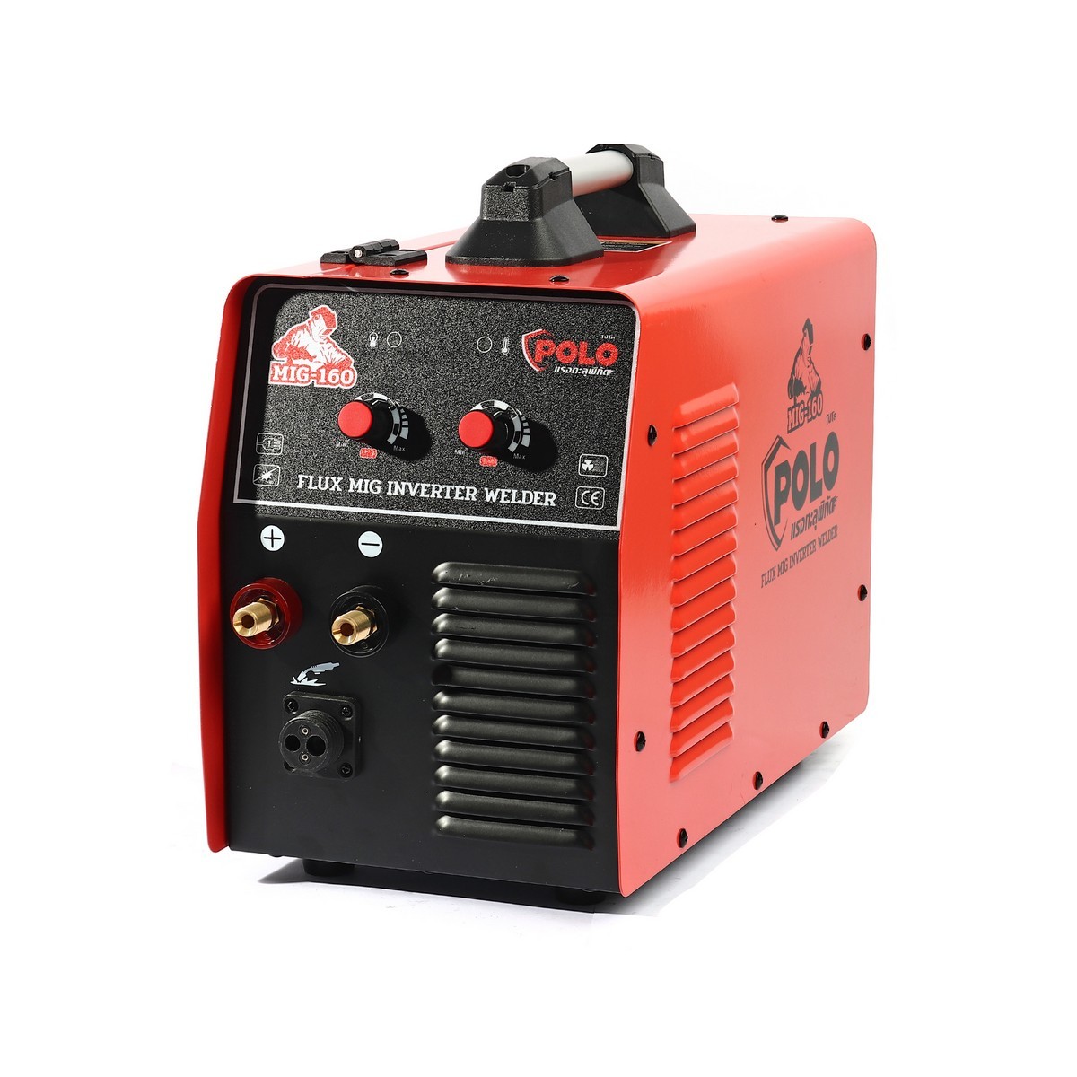 POLO เครื่องเชื่อม MIG 160แรงดันไฟเข้า 1 เฟส 220 โวลต์ SKU-00021