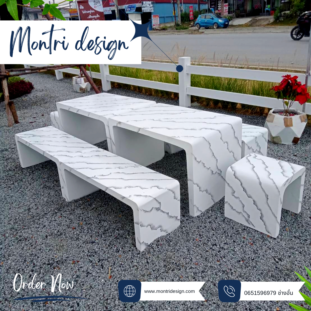 เก้าอี้ปูนซีเมนต์สไตล์ลอฟท์ รุ่น Jumbo Loft สีขาวสลัดดำ โต๊ะลอฟท์ โต๊ะปูนเปลือย โต๊ะปุนลอฟท์ โปรค่าส่งพิเศษ (เป็นราคาสินค้ายังไม่รวมค่าส่ง)