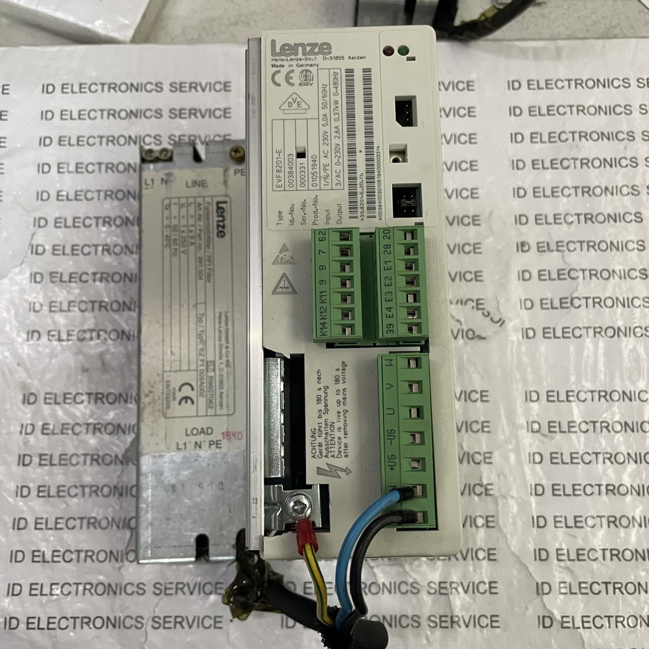 SERVO DRIVE " LENZE " MODEL : EVF8201-E