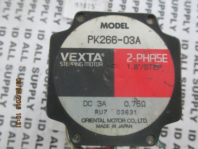 SERVO MOTOR " VEXTA " MODEL : PK266-03A