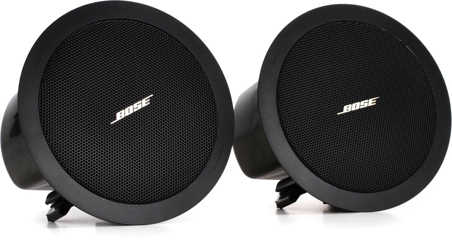 Bose FreeSpace FS2C ลำโพงติดเพดาน 2.25 นิ้ว 16 โอห์ม 80W และ 70/100V (สีดำ)