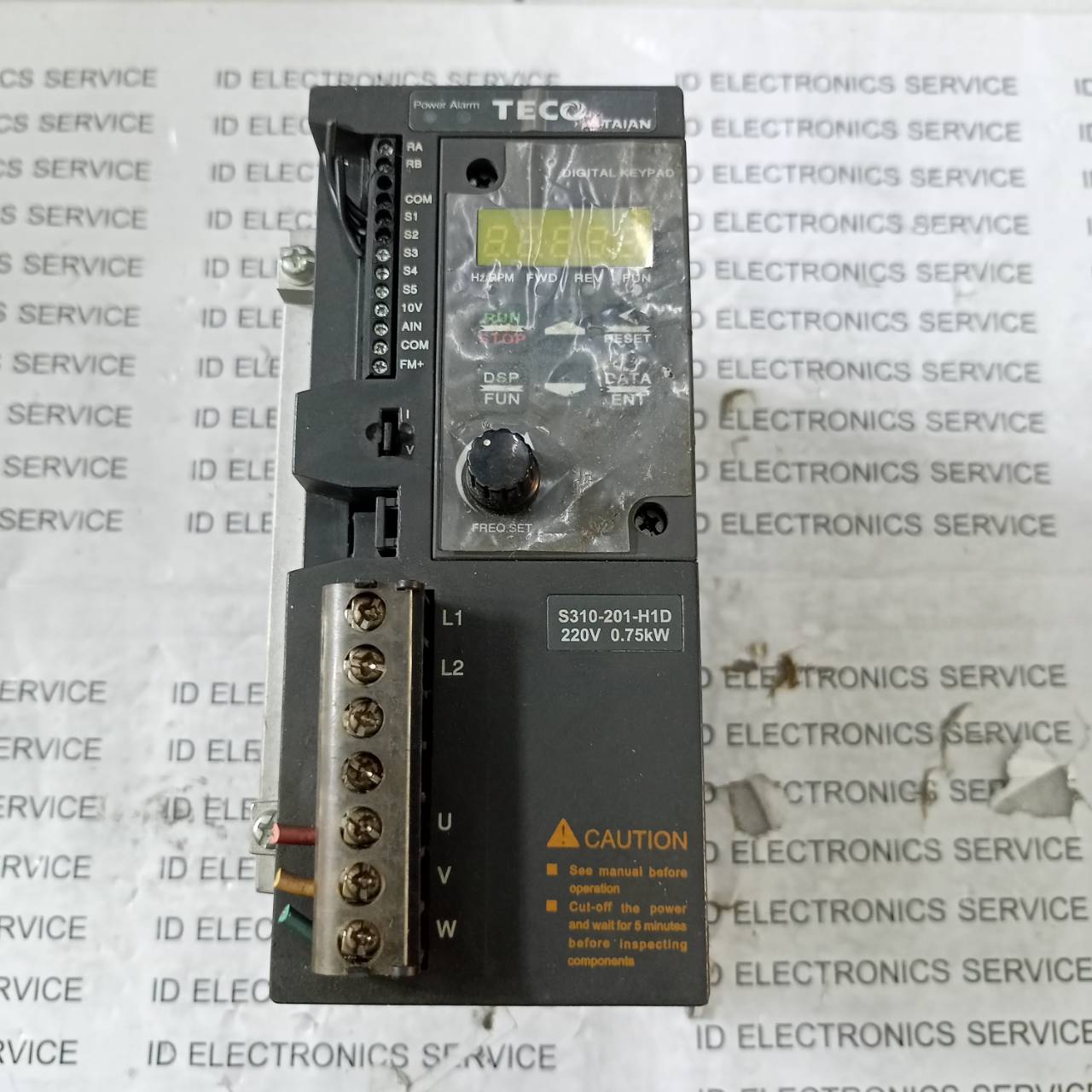 SERVO DRIVE " TECO " MODEL : S310-201-H1D