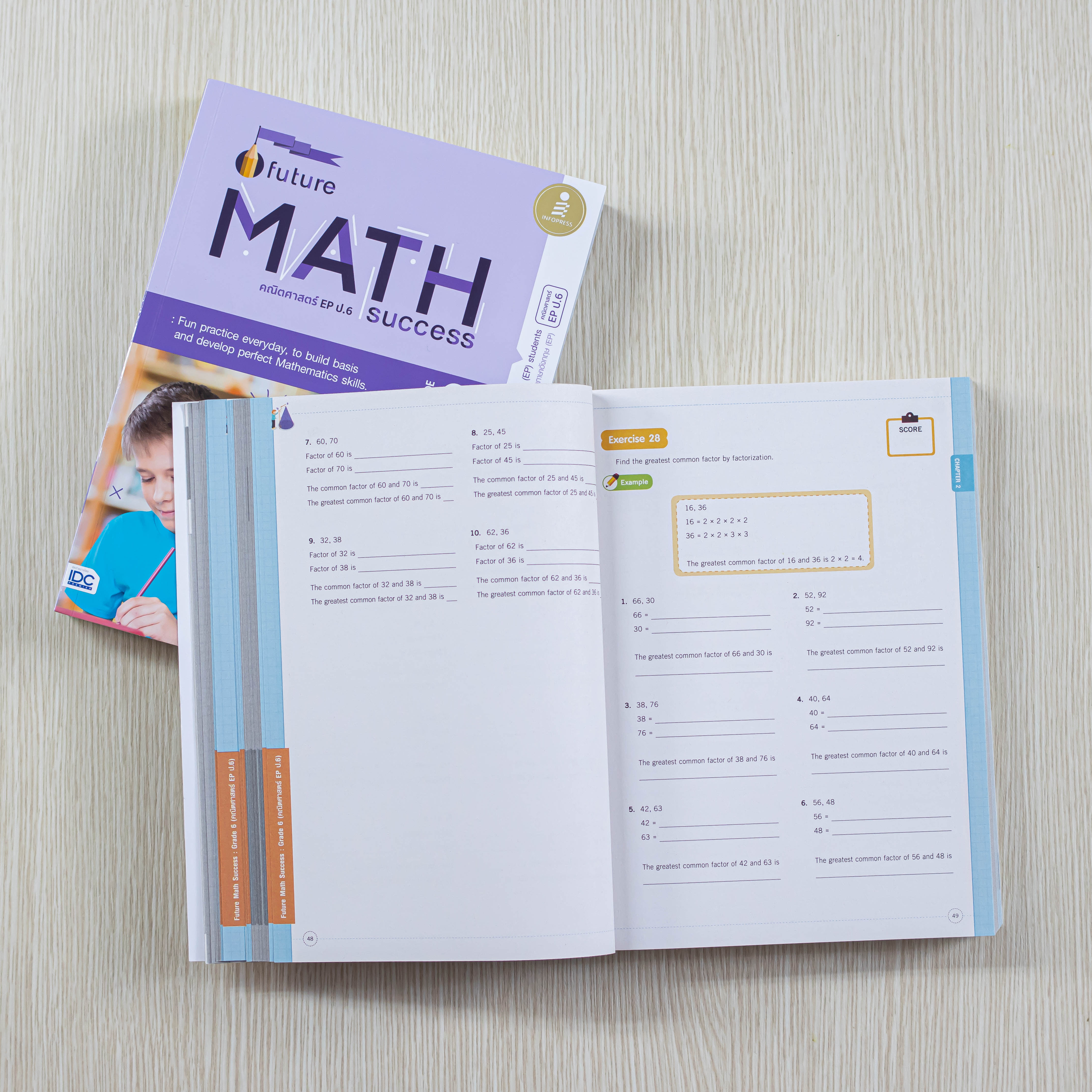 Infopress (อินโฟเพรส) หนังสือ Future Math Success Grade 6 (คณิตศาสตร์ EP ป.6) - 08897