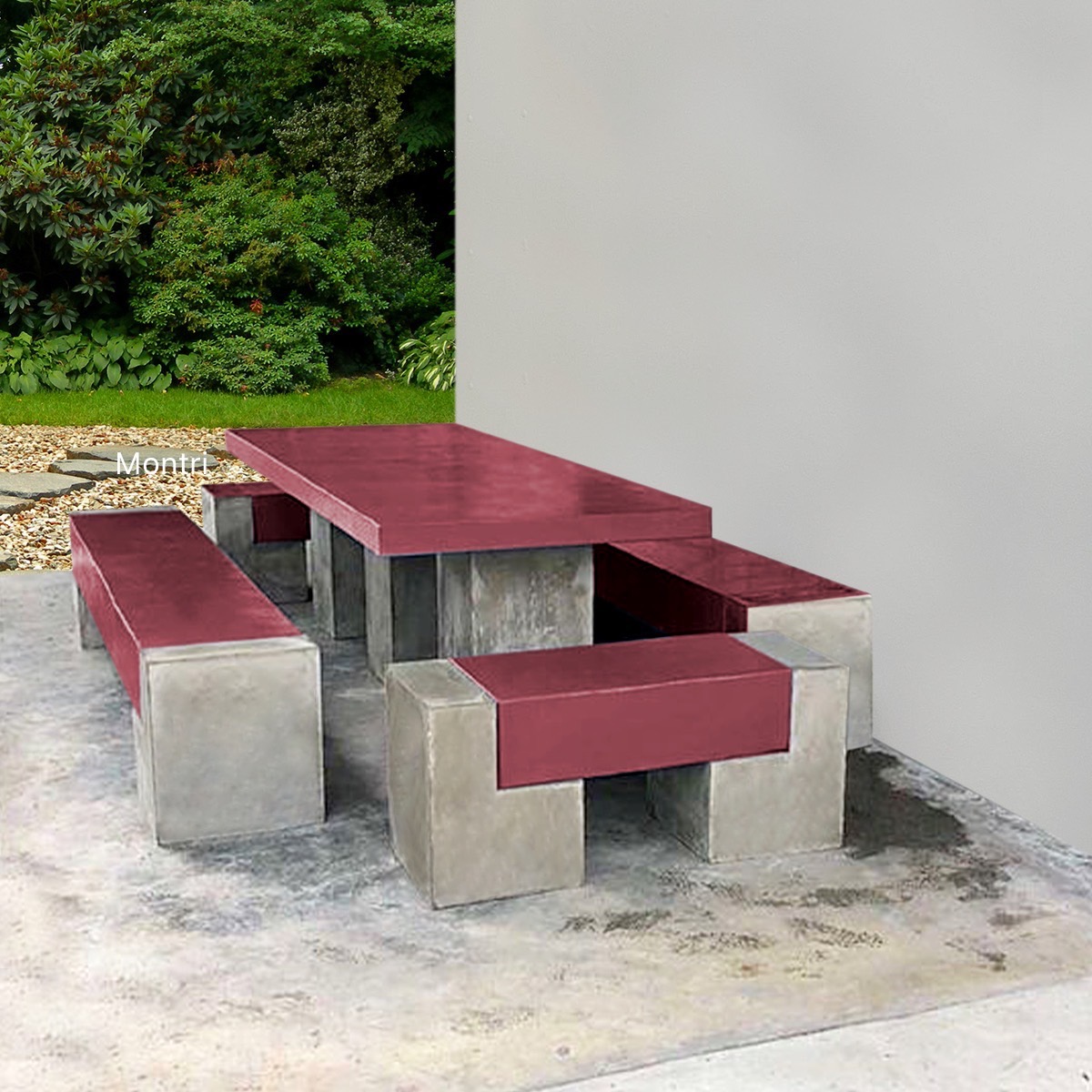 โต๊ะปูนสนาม โมเดิร์น บล็อค เดคอร์ เน้นความเรียบง่ายแต่มีสไตล์ เรียบหรู ผสมผสานกับความทันสมัย ส่งตรงจากโรงงาน ขนาด 2.5 เมตร