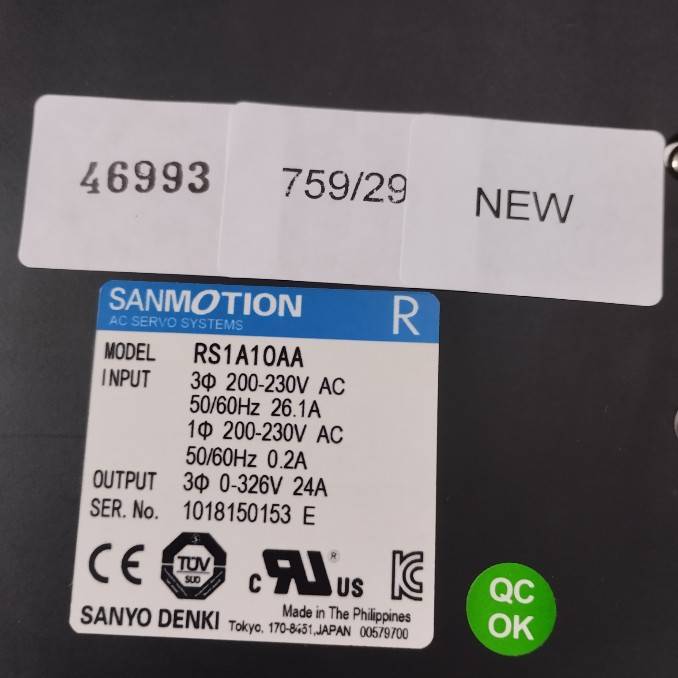 SERVO DRIVE " SANYO DENKI " MODEL : RS1A10AA