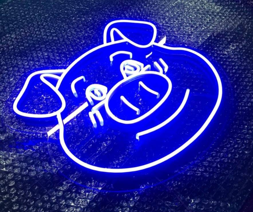 #ป้ายไฟนีออนดัดled