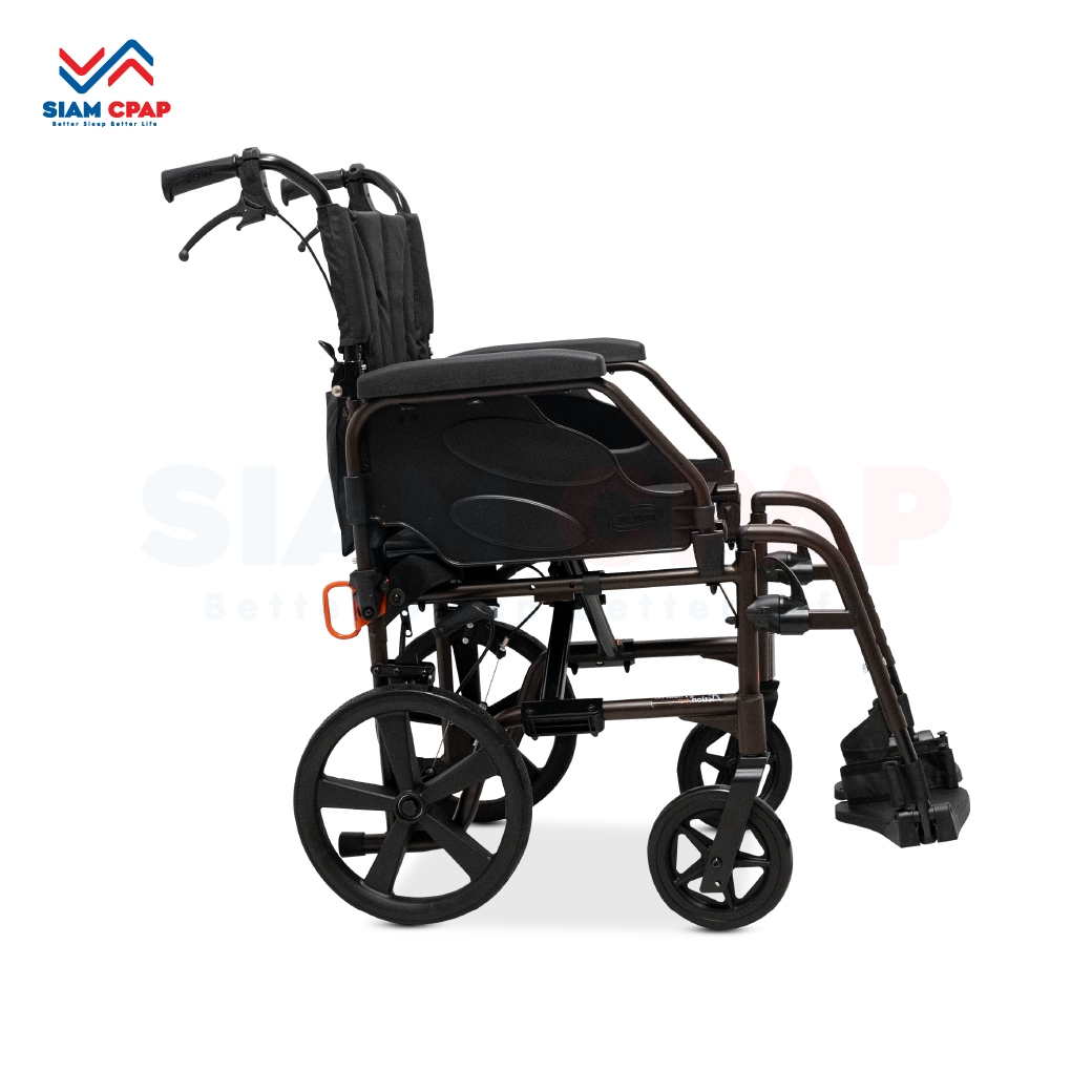 รถเข็นผู้ป่วย วีลแชร์ผู้สูงอายุพกพา รุ่นใหม่ ยี่ห้อ Invacare รุ่น Action 2NG Transit Lite รับประกัน 2 ปี