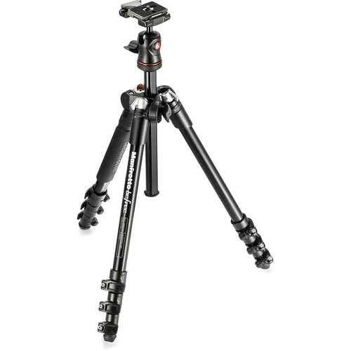 Manfrotto BeFree Compact Travel Aluminum Alloy Tripod (Black)