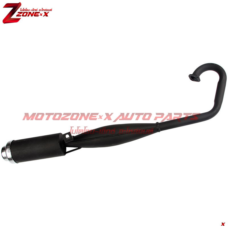 ท่อไอเสีย มอเตอร์ไซค์ สปอร์ต Exhaust pipe muffler 47-49cc Fit for 47cc 49cc Mini PIT Pocket Bike Chopper Scooter Quad Dirt Bike ATV ,ect. MOTOZONE-X(โมโตโซน-เอ็กซ์) Part อะไหล่