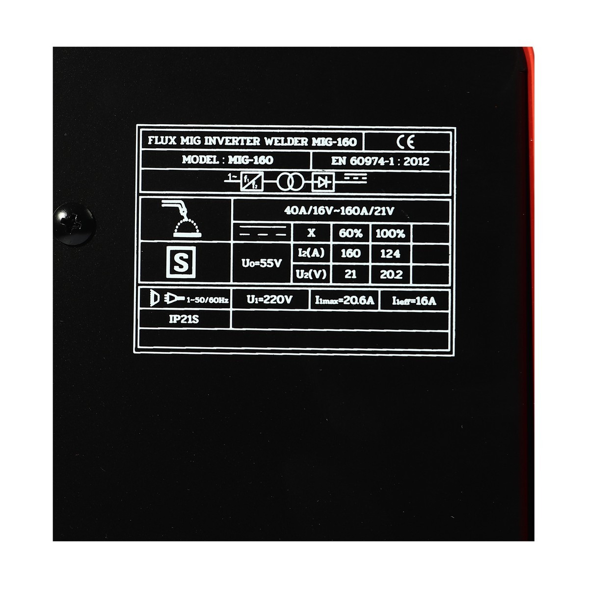 POLO เครื่องเชื่อม MIG 160แรงดันไฟเข้า 1 เฟส 220 โวลต์ SKU-00021