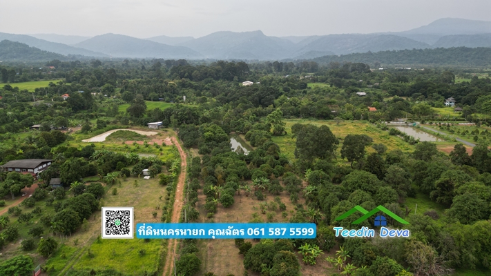 ที่ดินสวนผลไม้ ขนาด 1 ไร่ วิวภูเขาสวยๆ บรรยากาศดี เดินทางสะดวก ต.หินตั้ง อ.เมือง จ.นครนายก