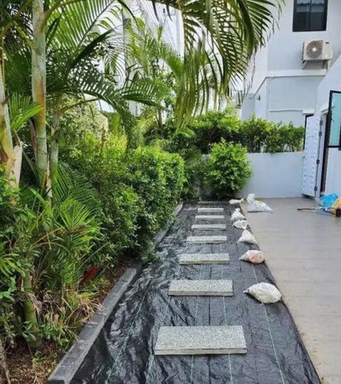 ผ้าคลุมดิน(เกรด A) 1 เมตร คลุมดิน