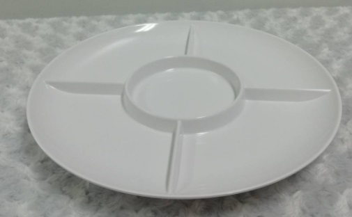 P07818 จานออเดิฟ 11.5 นิ้ว เมลามีนแท้ สีพื้น Melamine ware เครือซูปเปอร์แวร์ P1081-11.5 (ราคาส่งต่อ 12 ใบ : 125 บ.ต่อใบ)