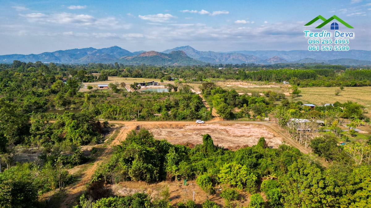 ที่ดินนครนายก วิวภูเขาสวยๆ เนื้อที่ 1-1-78 ไร่ ครุฑแดง อ.บ้านนา จ.นครนายก