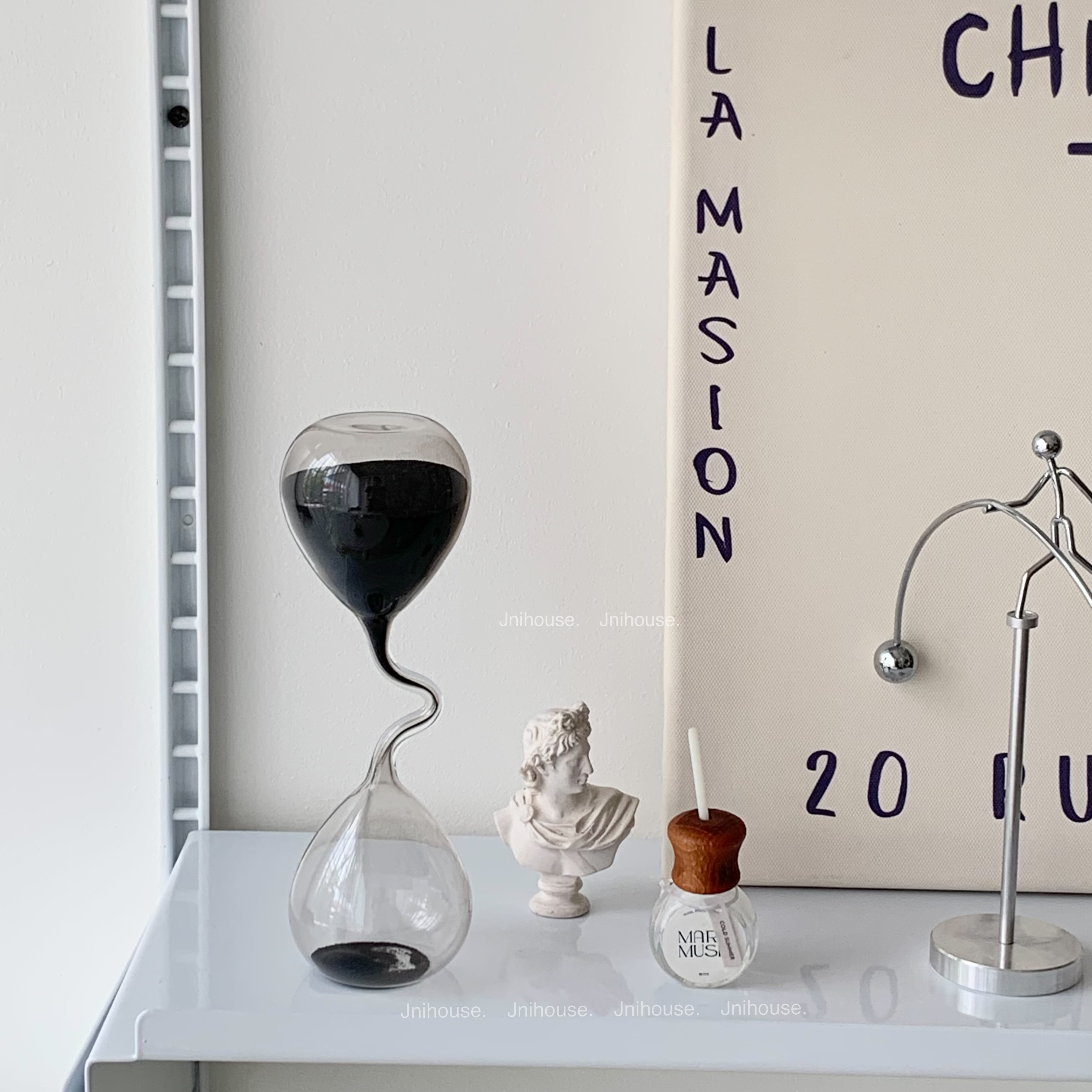 [พร้อมส่ง] Jnihouse : Black Sand Hourglass นาฬิกาทราย