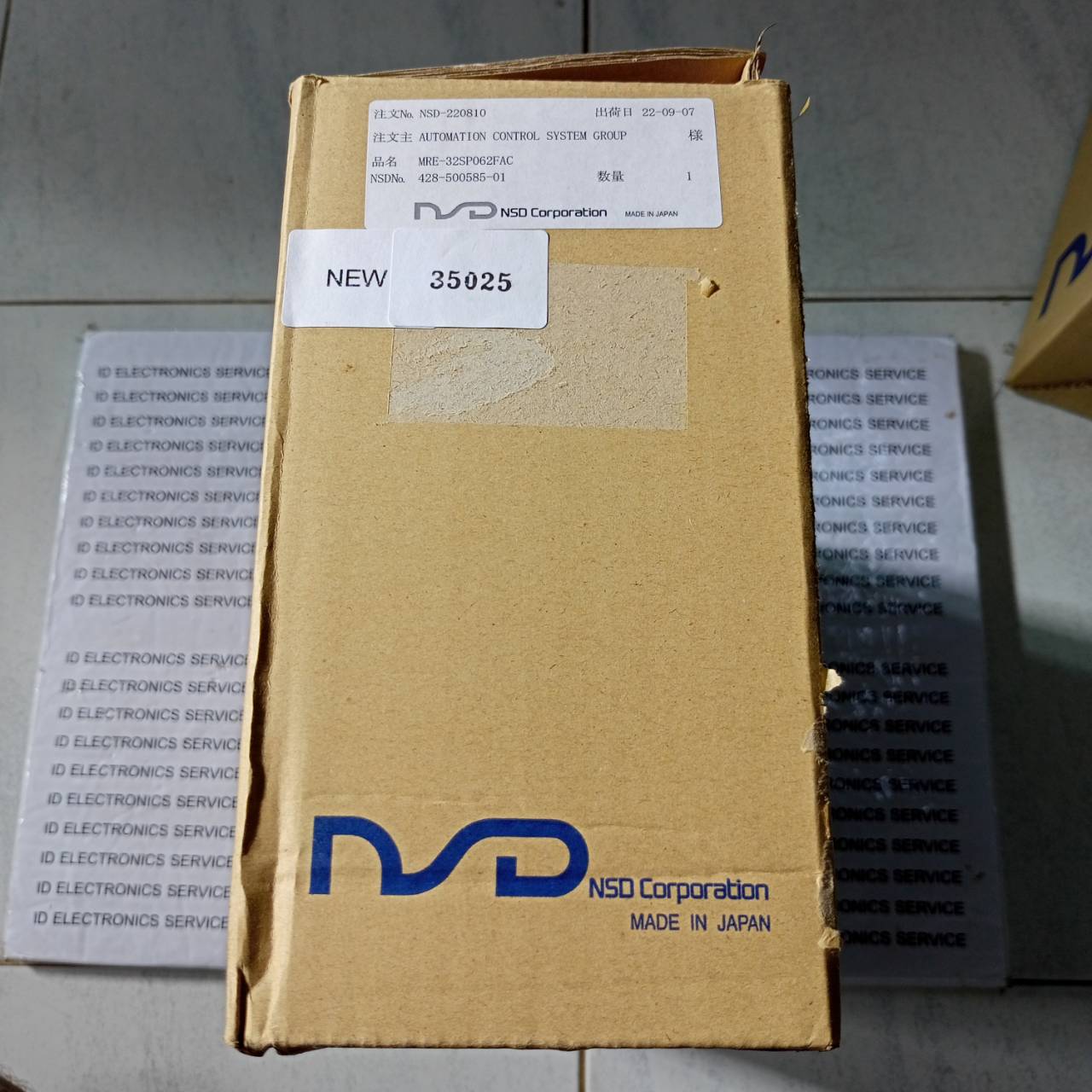 ENCODER " NSD " MODEL : MRE-32SP062FAC