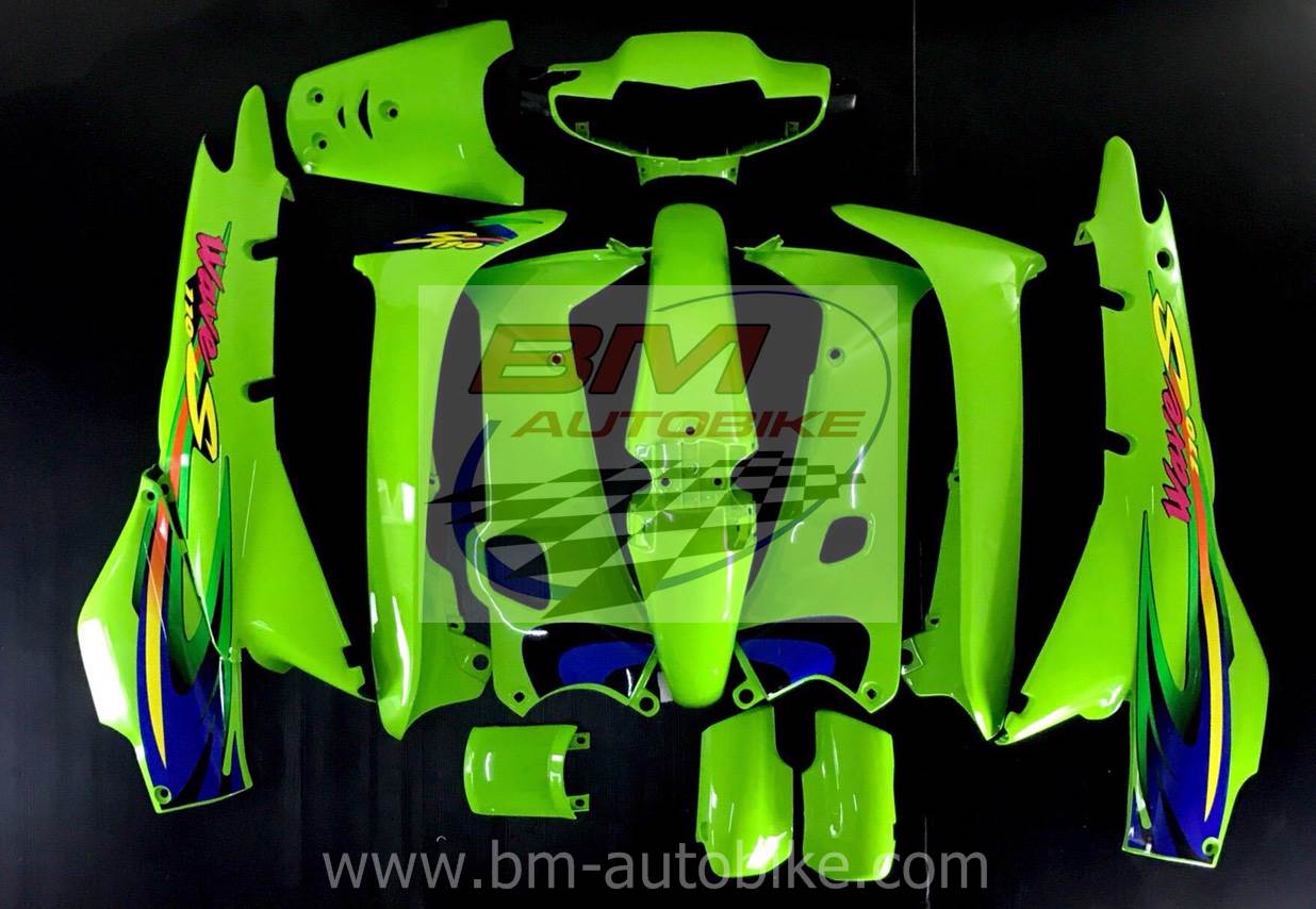 ชุดสี WAVE 100 110 เขียวตองล้วน 4 กก.