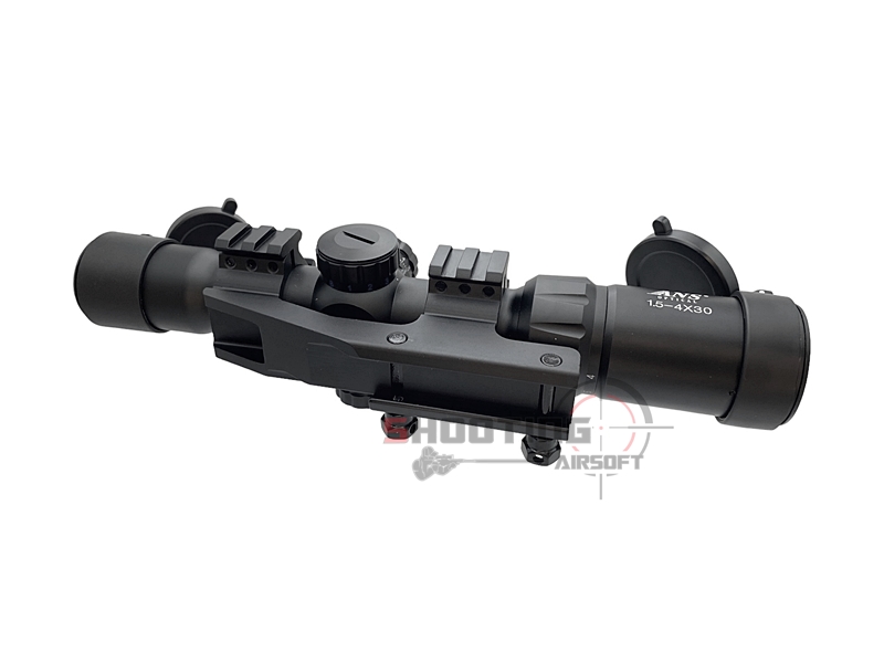 กล้องเล็งไว Scope ANS Optical 1.5-4x30 CQB เป้า Arrow Reticle