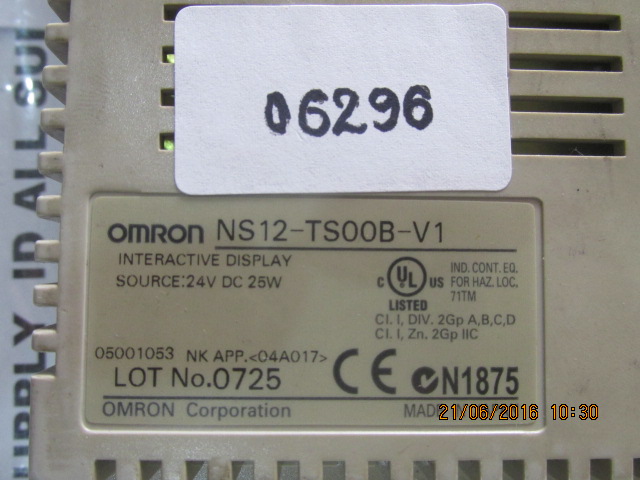LCD LCD TOUCH SCREEN " OMRON " MODEL : NS12-TS00B-V1