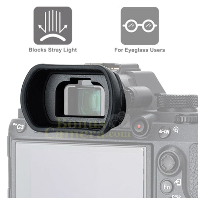 KE-EP18L ยางรองตากล้องโซนี่ A7,A7 II,A7 III,A7R,A7R II,A7R III,A7R IV,A7S,A7S II,A9,A9 II,A58,A99 II แทน Sony FDA-EP18 eye cup