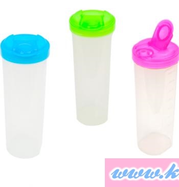 P07152 ขวดน้ำกลม ฝาแน่น (9*9*25 cm) NO.K10 DM ราคาส่งต่อ 1 โหล:12 ใบ