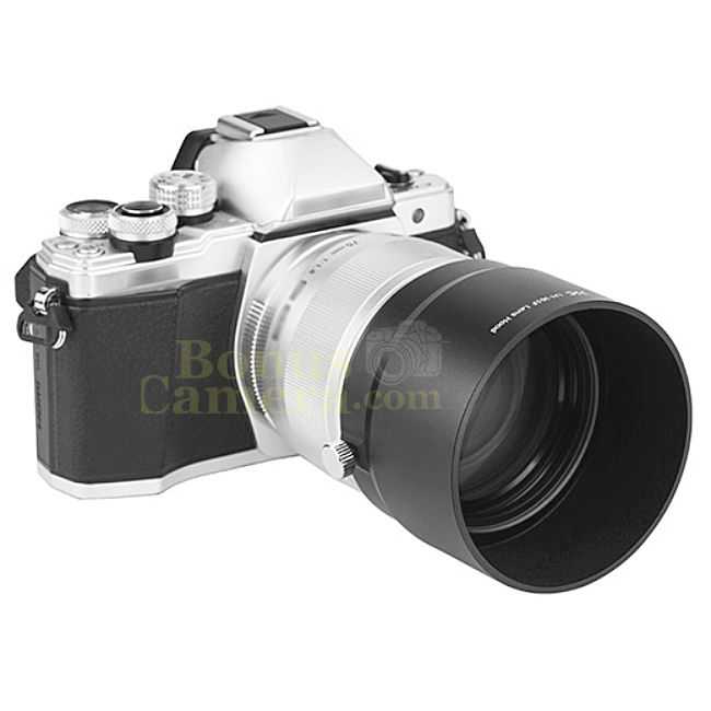 LH-61F ฮู้ดสีดำสำหรับเลนส์ Olympus M.ZUIKO DIGITAL ED 75 mm F/1.8 Lens Hood
