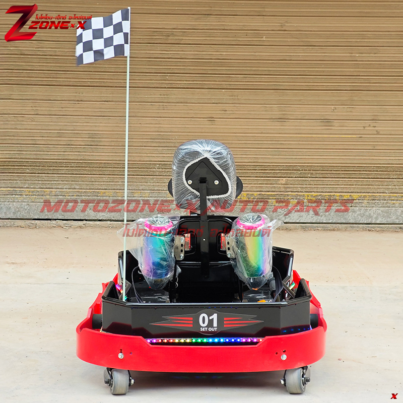 โกคาร์ทเชิงพาณิชย์ สวนสนุก Crazy Drift Go-Kart MOTOZONE-X GKE-008 500w36V 27km/h