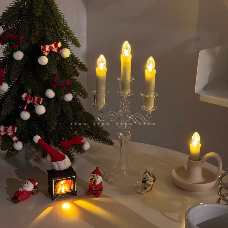 [พร้อมส่ง] Jnihouse : ไฟเทียน LED ประดับคริสต์มาส (LED Christmas Candle Lights)